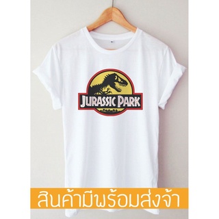 เสื้อผู้ชาย สไตล์ เกาหลี เสื้อผู้ชายเท่ๆ เสื้อยืดผู้ชาย Jurassic park เสื้อผู้ชายวัยรุ่น