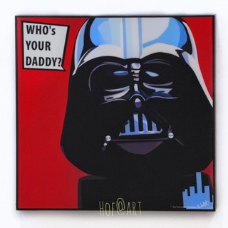 Darth Vader #1 ดาร์ธเวเดอร์ Star Wars สตาร์วอร์ส รูปภาพ​ติด​ผนัง​ pop art แต่งบ้าน ของขวัญ กรอบรูป​ โปสเตอร์