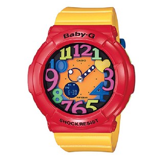 Casio Baby-G นาฬิกาข้อมือ สายเรซิ่น Yellow/Redรุ่นBGA-131-4B5DR