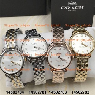 [Pre] Coach 14502781 14502782 14502783 14502784 28mm Delancey Slim Ladies Watch นาฬิกาผู้หญิง