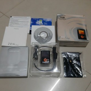 mp3 creative/zen v plus 1gb สีดำ