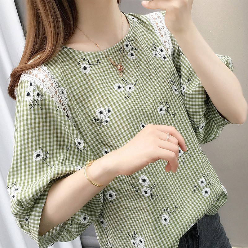 Monday 2020 เสือแขนตุ๊กตาลายดอกไม้น่ารัก ใส่ได้ทุกโอกาศ เหมาะกับทุกคน - รูปที่ 3