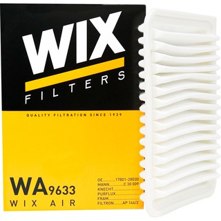 WIX WA9633 กรองอากาศ Camry ACV40/41 ACV50/51 เครื่องยนต์ 2.0 , 2.4 โตโยต้า แคมรี่