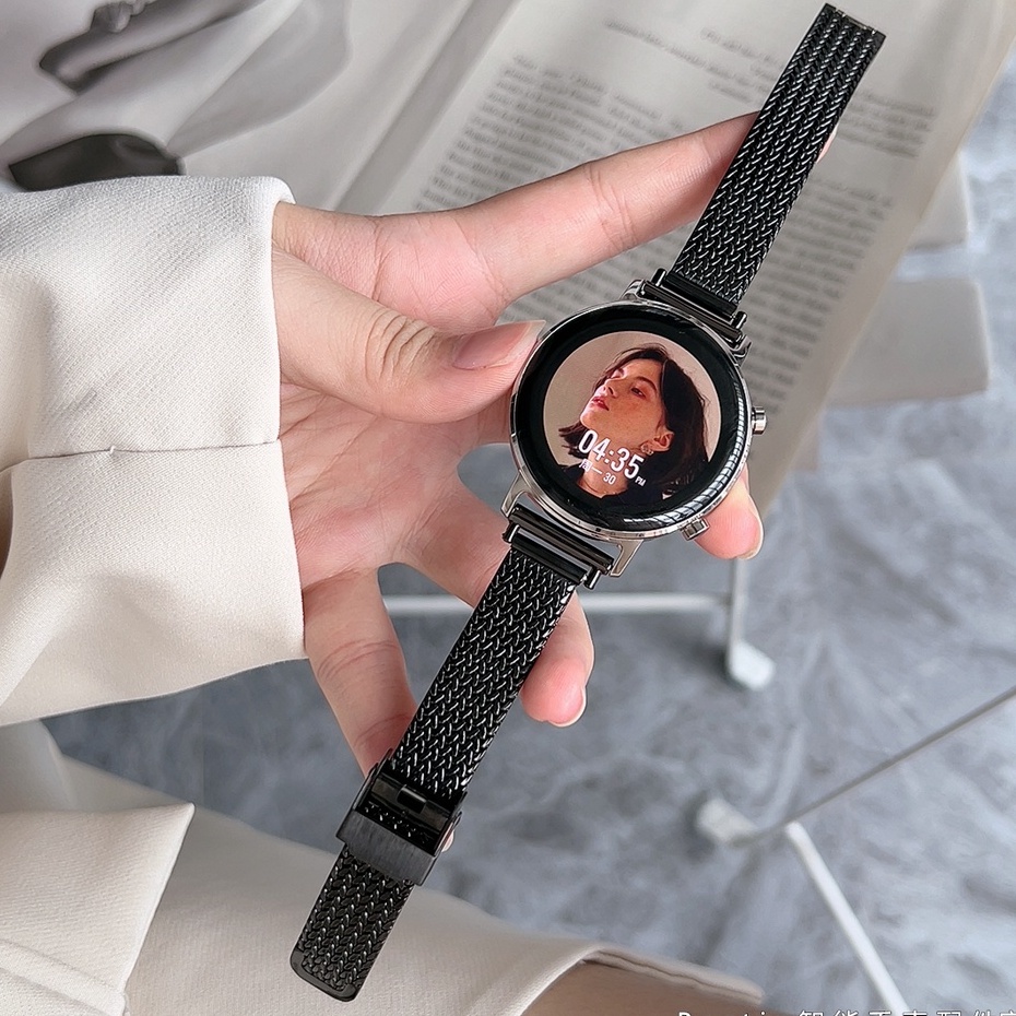 สายนาฬิกาข้อมือสเตนเลส 20 มม. 22 มม. แบบเปลี่ยน สําหรับ Huami Samsung Xiaomi Watch Midong Youth Edition Xiaomi Sports Version Garmin Van Gu