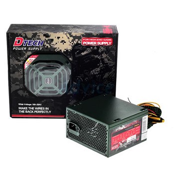 พาวเวอร์ซัพพลายวัตต์เต็ม Power supply (FULL) DTECH 600W PSU PW008