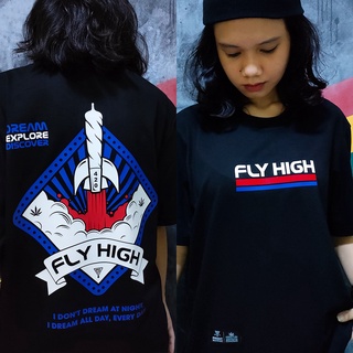 เสื้อยืดเด็กผช - เสื้อยืดสําหรับผู้ชาย❀P.Fly High by Print Maniac เสื้อผ้าเสื้อยืดสําหรับผู้ชาย/เสื