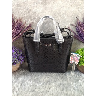 GUESS SINGNATURE SHOPPER BAG (SIZE S)