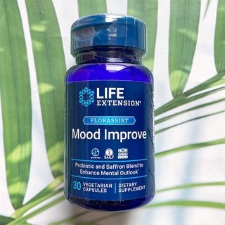 (Life Extension®) Florassist Mood Improve 30 Vegetarian Capsules อาหารเสริม แลคโตบาซิลลัส โปรไบโอติก สุขภาพทางเดินอาหาร ส่งเสริมอารมณ์ที่สมดุลและสุขภาพสมอง