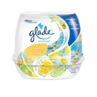 Glade เกลดเซ็นท์เต็ดเจลกลิ่นมะนาว รุ่นแพ็คคู่ ขนาด180กรัมx2