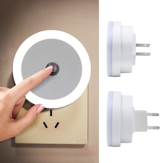 โคมไฟติดผนัง LED ทรงกลม ปลั๊ก EU US สีขาว สําหรับตกแต่งบ้าน ห้องนอน ห้องน้ํา ทางเดิน บันได