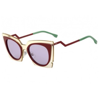 Fendi รุ่น ORCHIDEA FF 0117/S สี transparent beige red/lilac mirror (IC5/Y4)