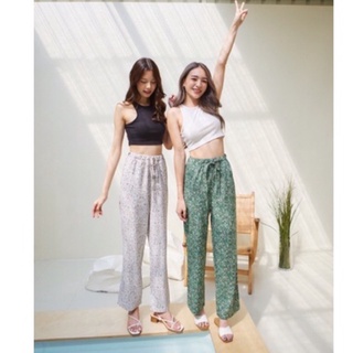 Weekend Pants กางเกงขายาวเอวสูงยางยืด