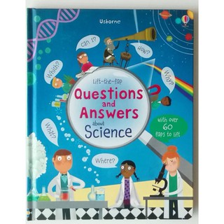 Questions and Answers about Science เหมาะสำหรับ 3 ขวบ+  Board book กระดาษแข็งทุกหน้า with flaps