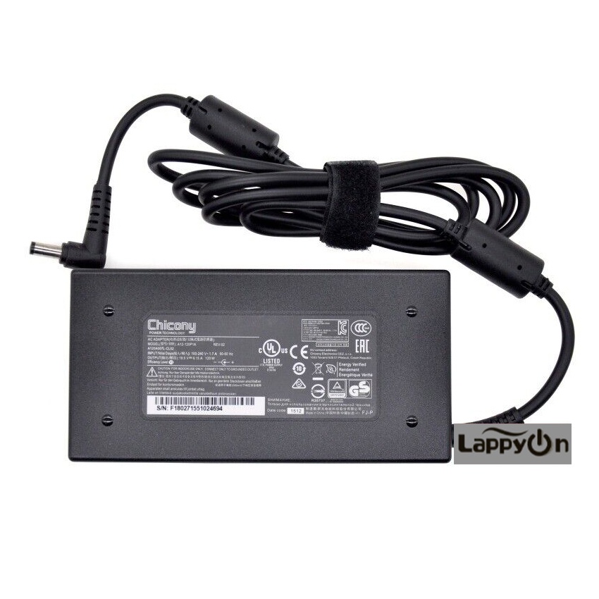 Chicony 19.5V 6.15A 120W อะแดปเตอร์ AC สําหรับ MSI MS-16GD MS-1492 MS-16J5 MS-16J2 MS-16J1 MS-16R4 A12-120P1A Power Adaptor