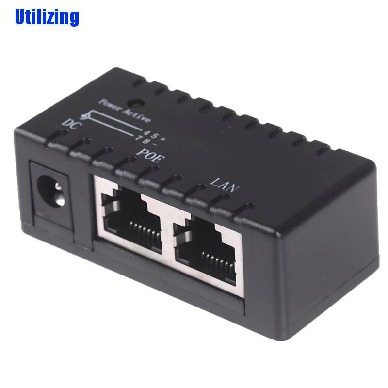 (Utilizing) หัวฉีด Poe แบบพาสซีฟ สําหรับกล้อง Ip เครือข่าย Ap 12V – 48V