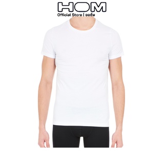 HOM(ออฮ์ม) รุ่น 401330-0003เสื้อยืดคอกลมผ้าCottonเข้ารูปผ้านุ่มระบายอากาศใส่สบาย