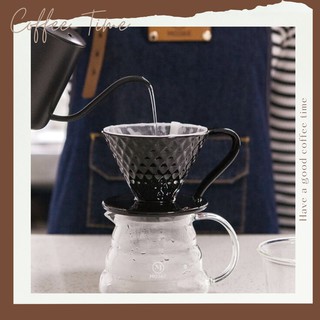 ที่ดริปกาแฟ เซรามิค สไตล์ญี่ปุ่น V60 ขนาดสำหรับ 2-4 แก้ว | Home Drip Coffee