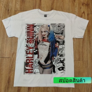 HARLEY QUINN SUICIDE SQUAD MOVIE DTG สกรีนดิจิตอล (DIGITAL TO GARMENT) GILDAN ULTRA