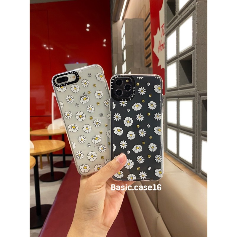 พร้อมส่งงง  เคสไอโฟน ดอกไม้ขาว งานใสTPU