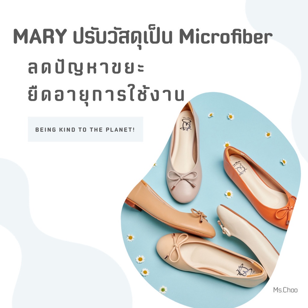 Premium Mary Flats : Metallic