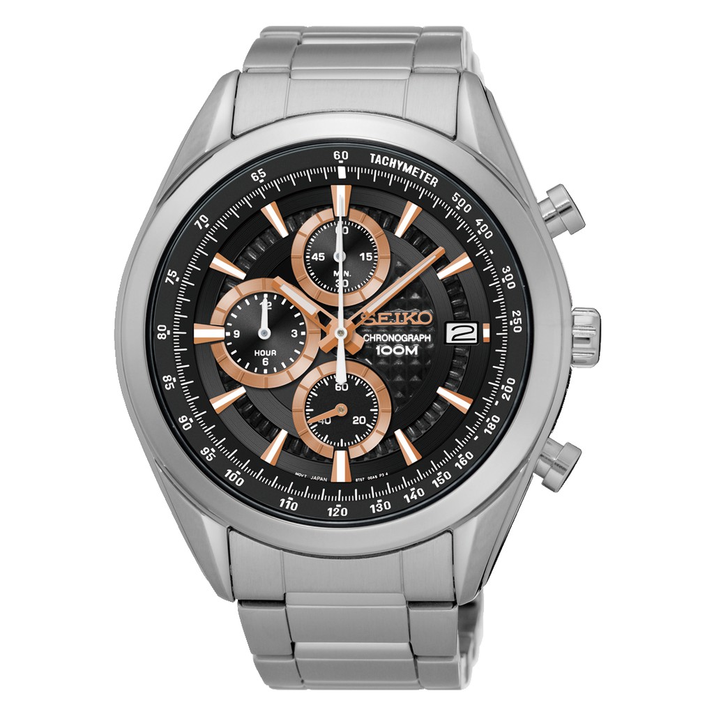 นาฬิกาข้อมือผู้ชาย Seiko Chronograph Quartz Tachymeter SSB199P1 Men's Watch