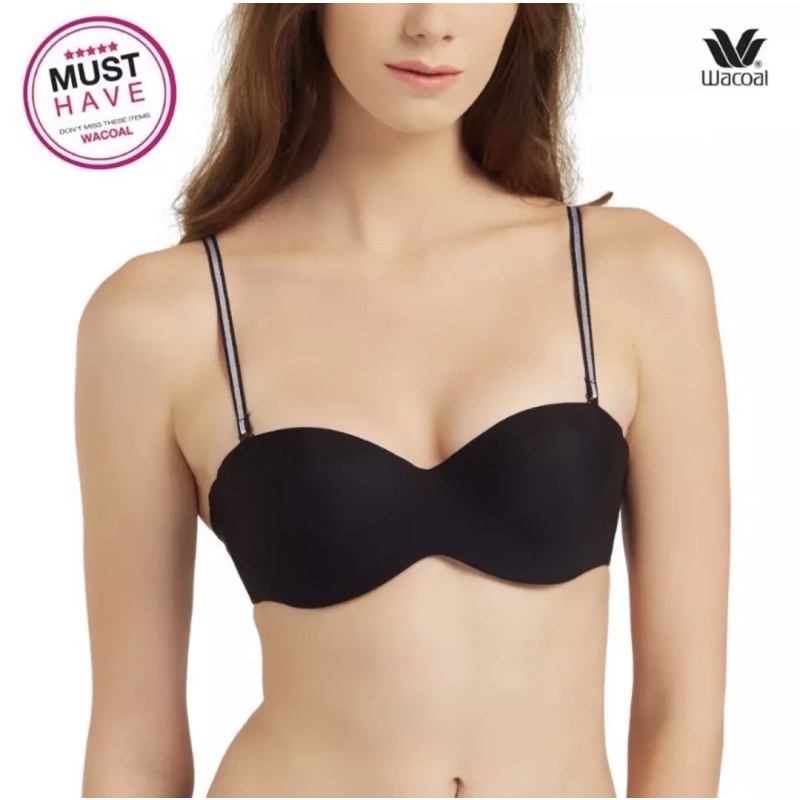 Wacoal Multiway Switching Bra ชุดชั้นในถอดสายได้ รุ่น WB3B28 สีดำ (BL)