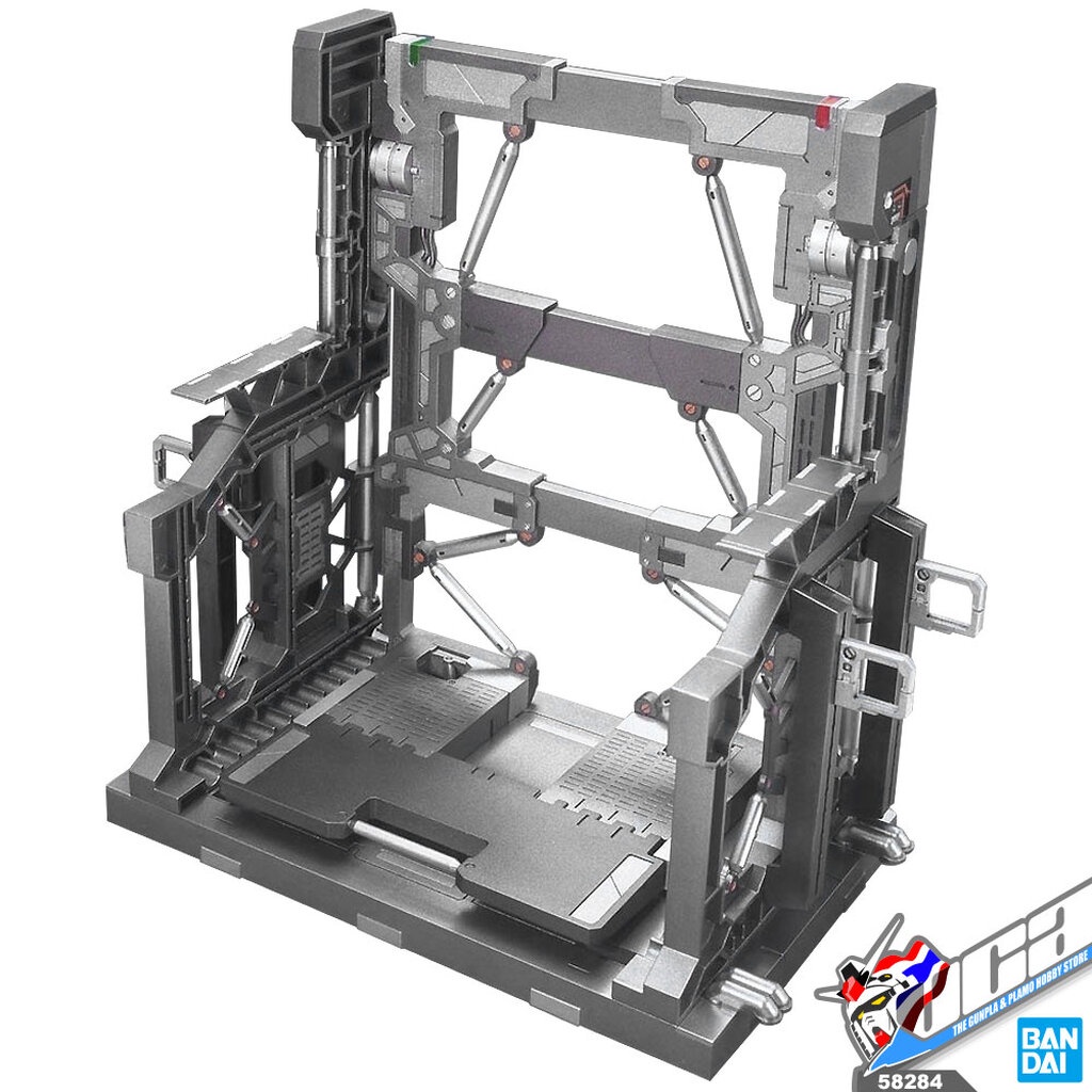 VCA 8️⃣ BANDAI GUNPLA BUILDERS PARTS SYSTEM BASE 001 GUNMETAL GUNDAM ฐาน ขาตั้ง โมเดล กันดั้ม กันพลา พลาโม