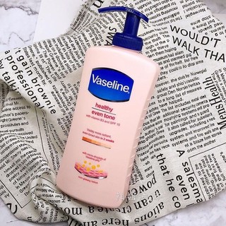 วาสลีนผิว โลชั่นบำรุงผิว Vaseline Healthy Even Tone With Vitamin B3 And SPF 10 400 ml