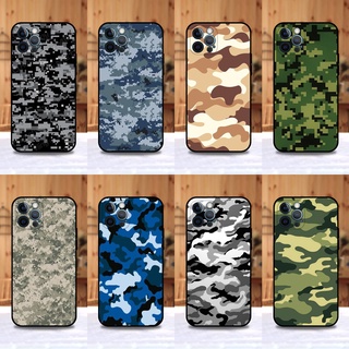 เคส iphone 12 pro  ลายพราง ขอบนิ่มหลังแข็ง เคสมือถือ เคสโทรศัพท์ Case เคส TPU ขอบนิ่มหลังแข็ง ไม่ขูดตัวเครื่อง