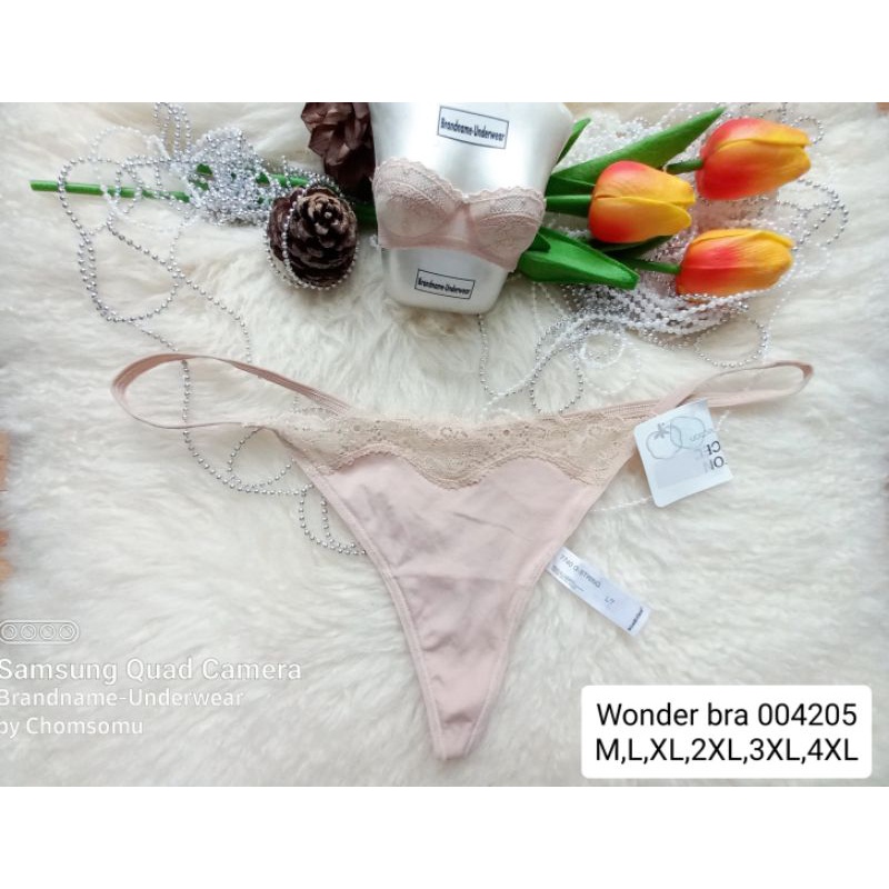 Wonder bra Size XS,S,M,L,XL,2XL,3XL,4XL ชุดชั้นใน/กางเกงใน ทรงจีสตริง G-string 004205