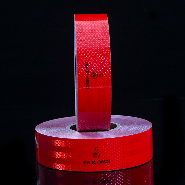 เทปสะท้อนแสงติดรถบรรทุก 1-5 เมตร ความยาว 45 เมตร x กว้าง 5 ซม. ใช้ตรวจขนส่งผ่าน 100% ติดแน่น ทนทาน การสะท้อนแสงดีเยี่ยม - รูปที่ 2