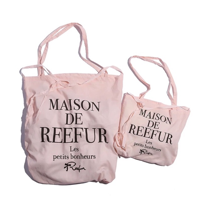 限​定​販​売​】 MAISON DE REEFUR ショッパー Lサイズ ピンク リール