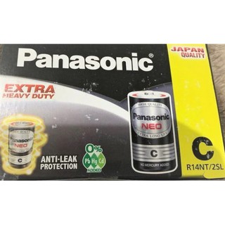 ถ่าน Panasonic Neo ขนาด C 1.5V กล่อง 24 ก้อน