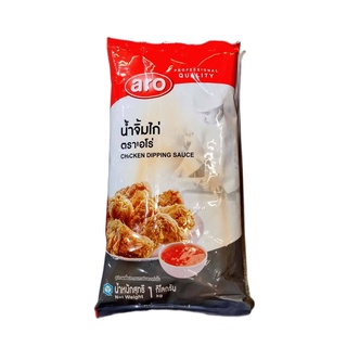 น้ำจิ้มไก่ ตราเอโร่ แบบถุงเติมขนาด 1,000 กรัมChicken Dipping Sauce Ero Brand Refill Bag Size 1,000 g.