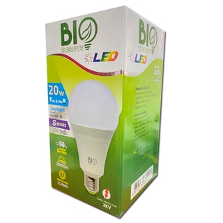 หลอดไฟ LED 20 วัตต์ Bio bulb Bio energy 20 WATT Bulb A80