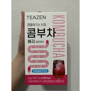 Teazen kombucha รส berry มี 7 ซอง