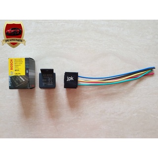 รีเลย์+ปลั๊ก+สาย 12V 5 ขา BOSCH แท้ ราคาชุดละ75บาท