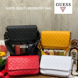 GUESS QUILT CROSSBODY BAG กระเป๋าสะพายข้างจาก Guess Factory’Woman