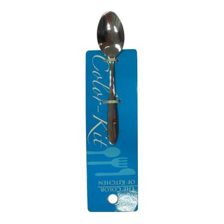 Food SPOON COFFEE STAINLESS STEEL COLOR KIT #043 Tableware Kitchen equipment อุปกรณ์ทานอาหาร ช้อนกาแฟสเตนเลส COLOR KIT #