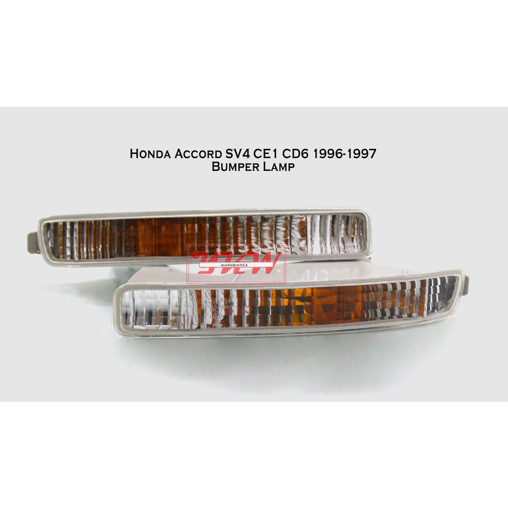 ใหม่ โคมไฟสัญญาณ ติดกันชนหน้า แบบใส สําหรับ Honda Accord SV4 CE1 CD6 1996-1997