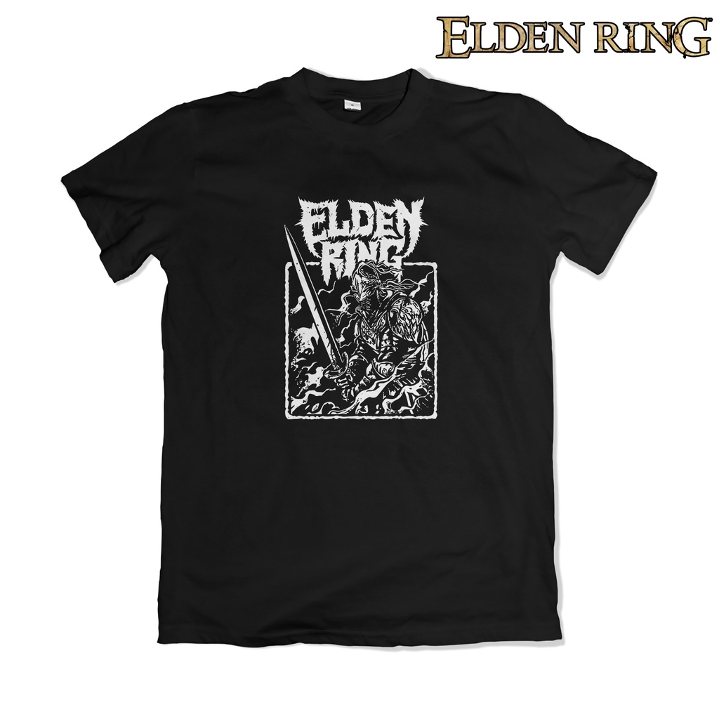 เสื้อยืด พิมพ์ลายเกม Elden Ring Warrior 1091