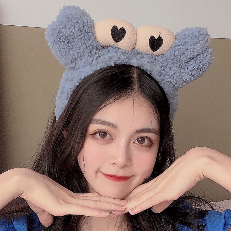 ที่คาดผม ลายกล้ามปู การ์ตูนลายปูน่ารักๆ ตุ๊กตาสไตล์เกาหลี ผ้านิ่มๆ เเฟชั่นเกาหลี แบบแถบคาดศีรษะ