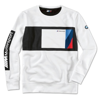 BMW Motorsport เสื้อสเว็ตเตอร์บุรุษ  สีขาว/ดำ