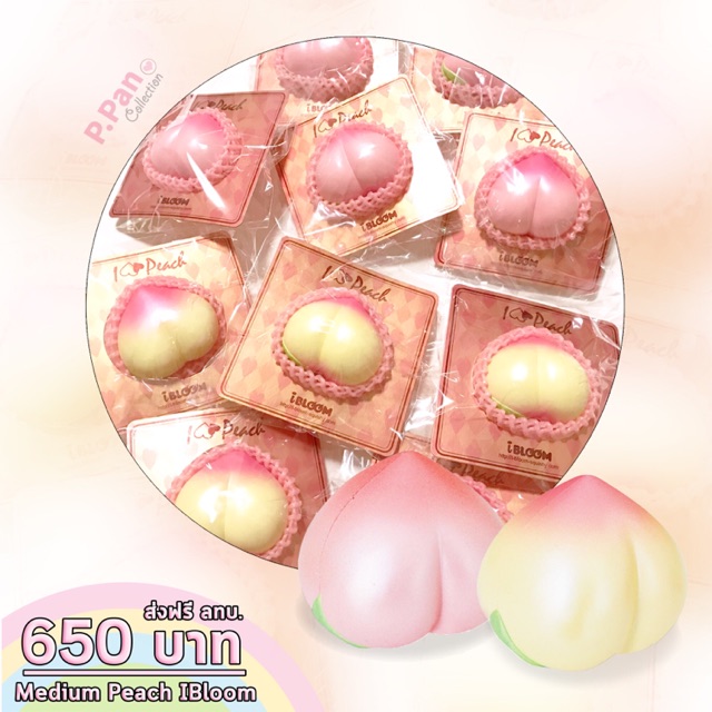 สกุชชี่ พีช ไอบลูม ขนาดกลาง / Medium Peach IBloom