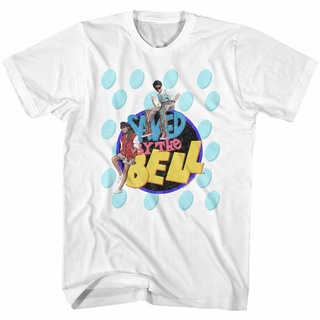 เสื้อยืดผ้าฝ้ายพิมพ์ลายแฟชั่น เสื้อยืด ผ้าฝ้าย 100% พิมพ์ลายโลมา Saved By The Bell Chillin แฟชั่นฤดูร้อน สไตล์อเมริกัน