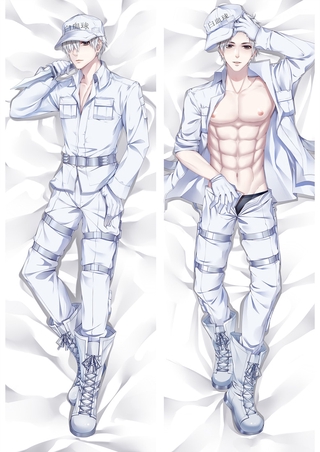 21japanese Anime Hataraku Saibo White Blood Cell U1146 Bl Man Male Anime Dakimakura Decorative Pillow Case Cover Huggi 1 423