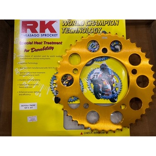 สเตอร์หลัง CB650F / CBR650  ขนาด525  เบอร์44  งานRK  8