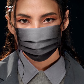M5VU หน้ากากผ้า สี ชาโคล บรรจุ 1 ชิ้น