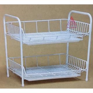 🏆ชั้นวางมีที่เก็บ 2 ชั้น 🏆 วางคว่ำจาน ชาม แก้วน้ำต่างๆแข็งแร…