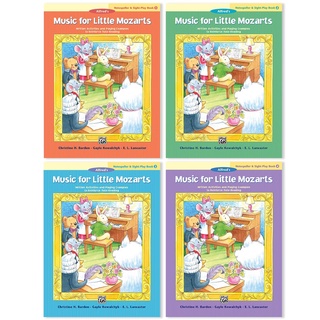 หนังสือเรียนเปียโน Music for Little Mozarts: Notespeller &amp; Sight-Play Book 1-4